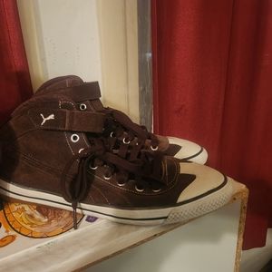 PUMA 917 Mid Fundamentals Suede "Pop Art" Brown Men's size 11 US